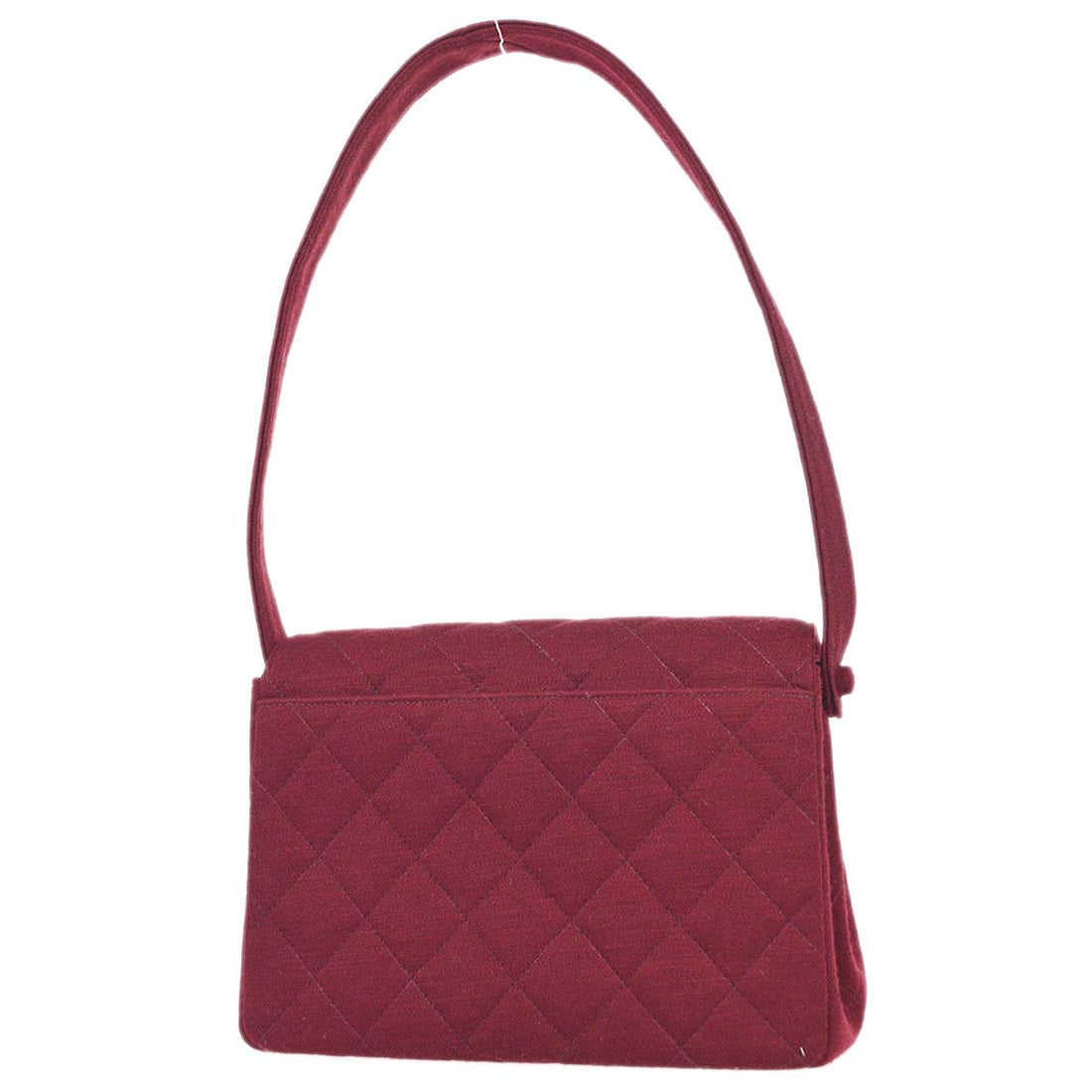 Chanel Red Cotton Handbag