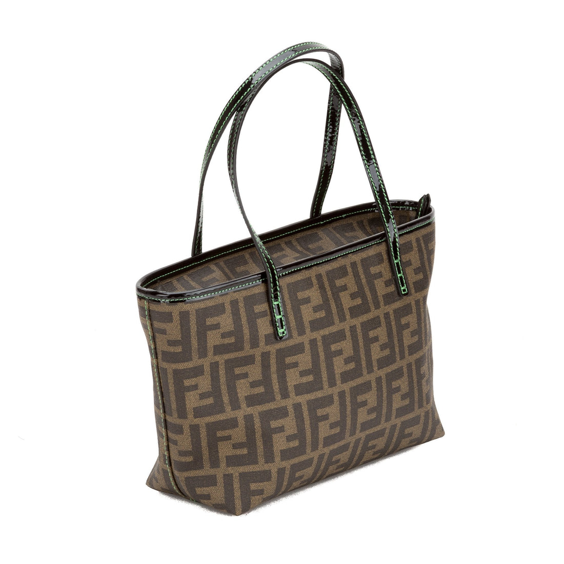 Fendi Zucca Shamrock  Tote (Indistinguishable)
