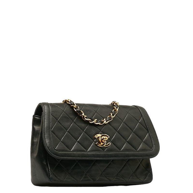 Chanel Matrasse Flap Bag in Lambskin Black Ladies