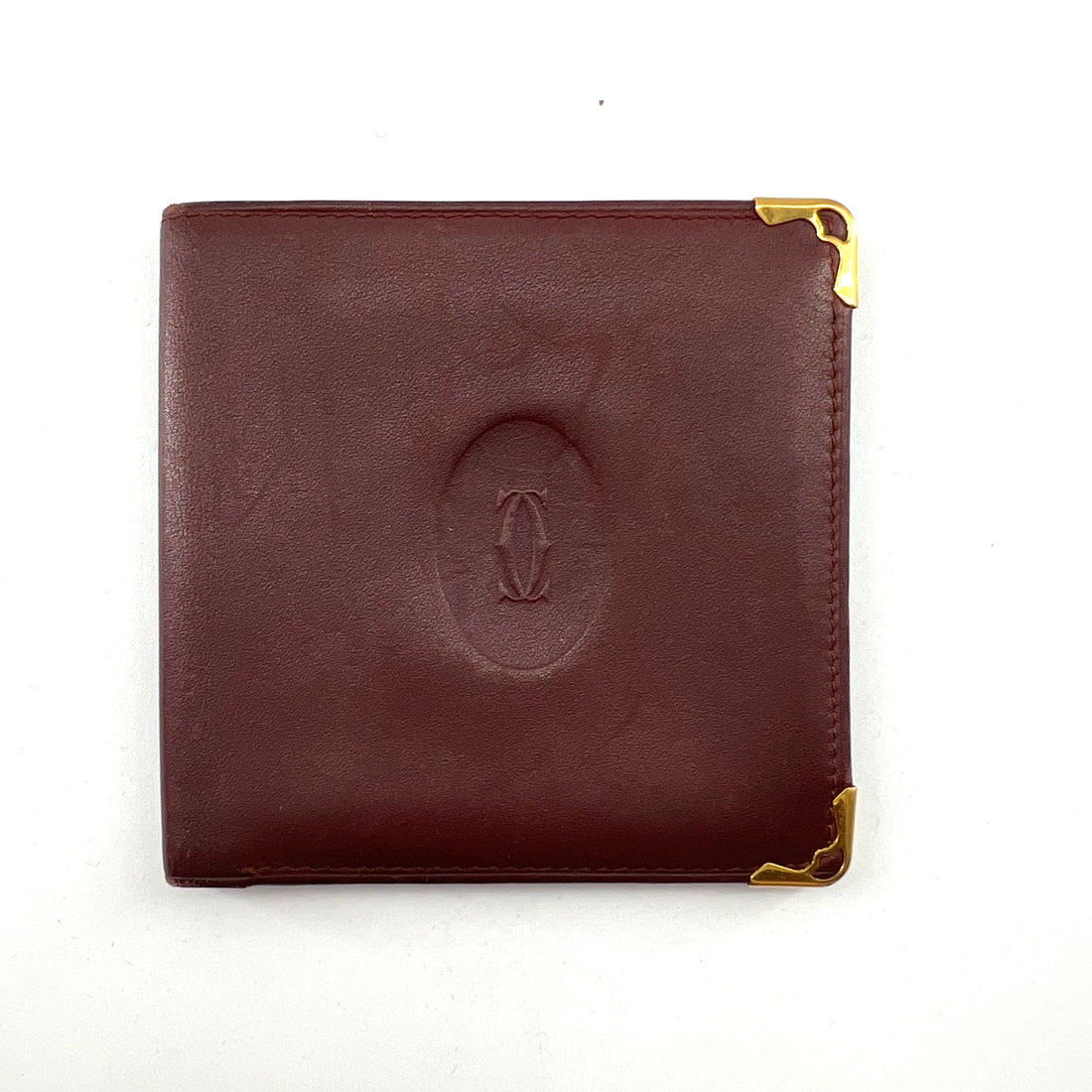 Cartier Must De Cartier Leather Small Wallet po