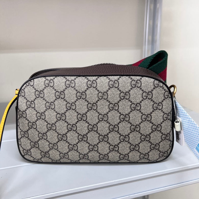 Gucci GG Supreme Neo  Messenger Crossbody Bag,Beige