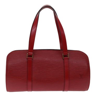 Louis Vuitton Soufflot  Leather Handbag