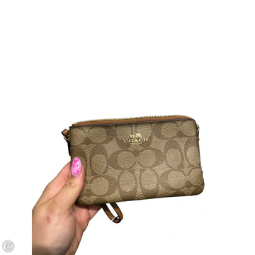 Wristlet Designer By Coach, Size: Small