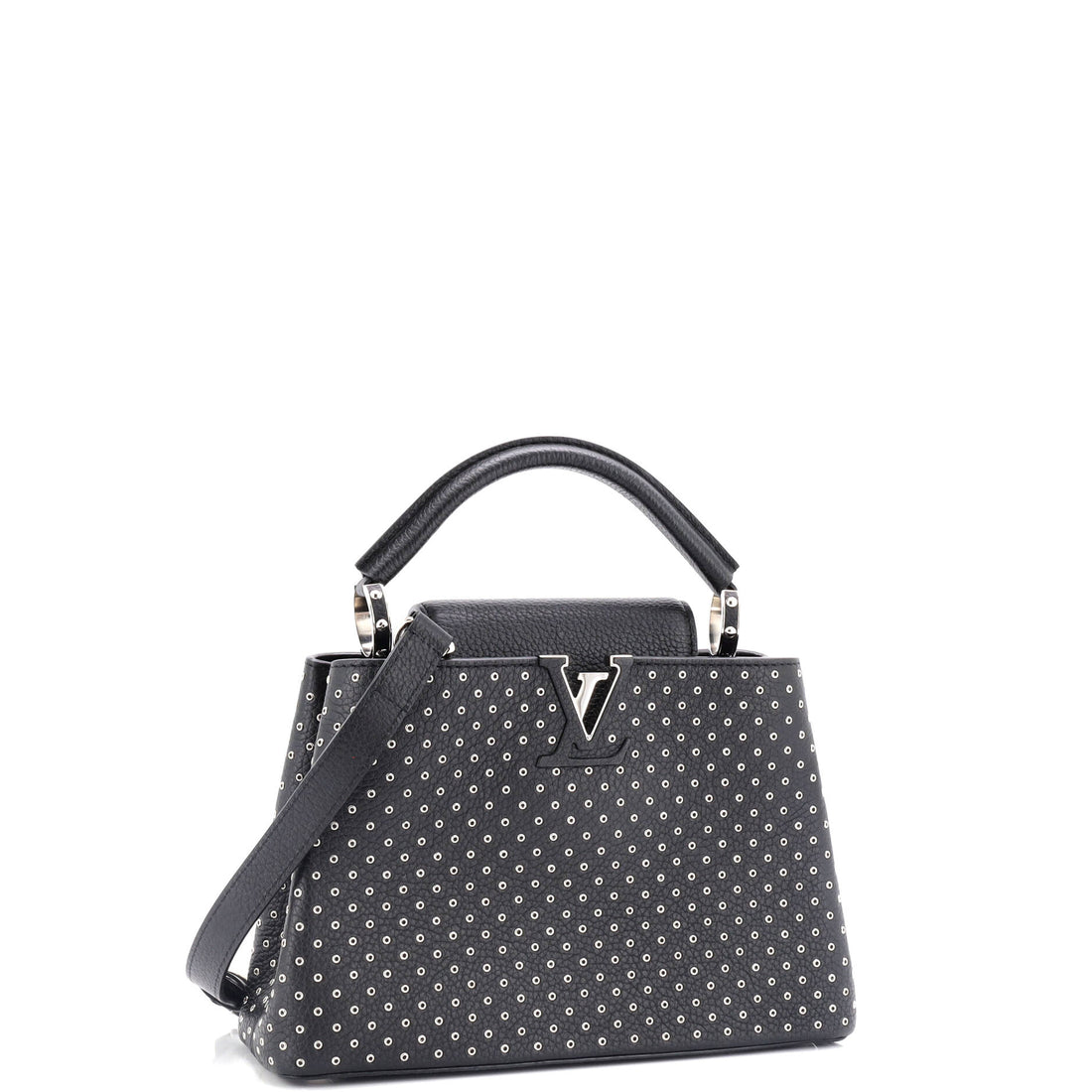 Capucines Bag Grommet Embellished Leather BB
