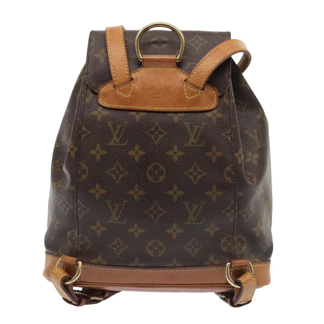 Louis Vuitton Montsouris Mm  Canvas Backpack Bag