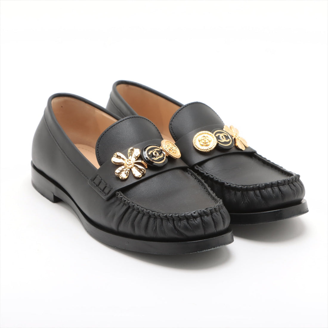 Chanel 23S Leather  37  Black G40114
