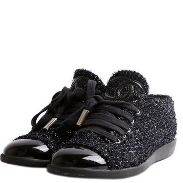 Chanel Tweed/New 1:1 Repl Cap Toe Trainers Size 35.5
