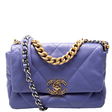 Chanel Quilted Goatskin 19 Medium Flap 30M