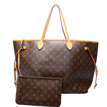 Louis-Vuitton Neverfull With Wallet GM Monogram