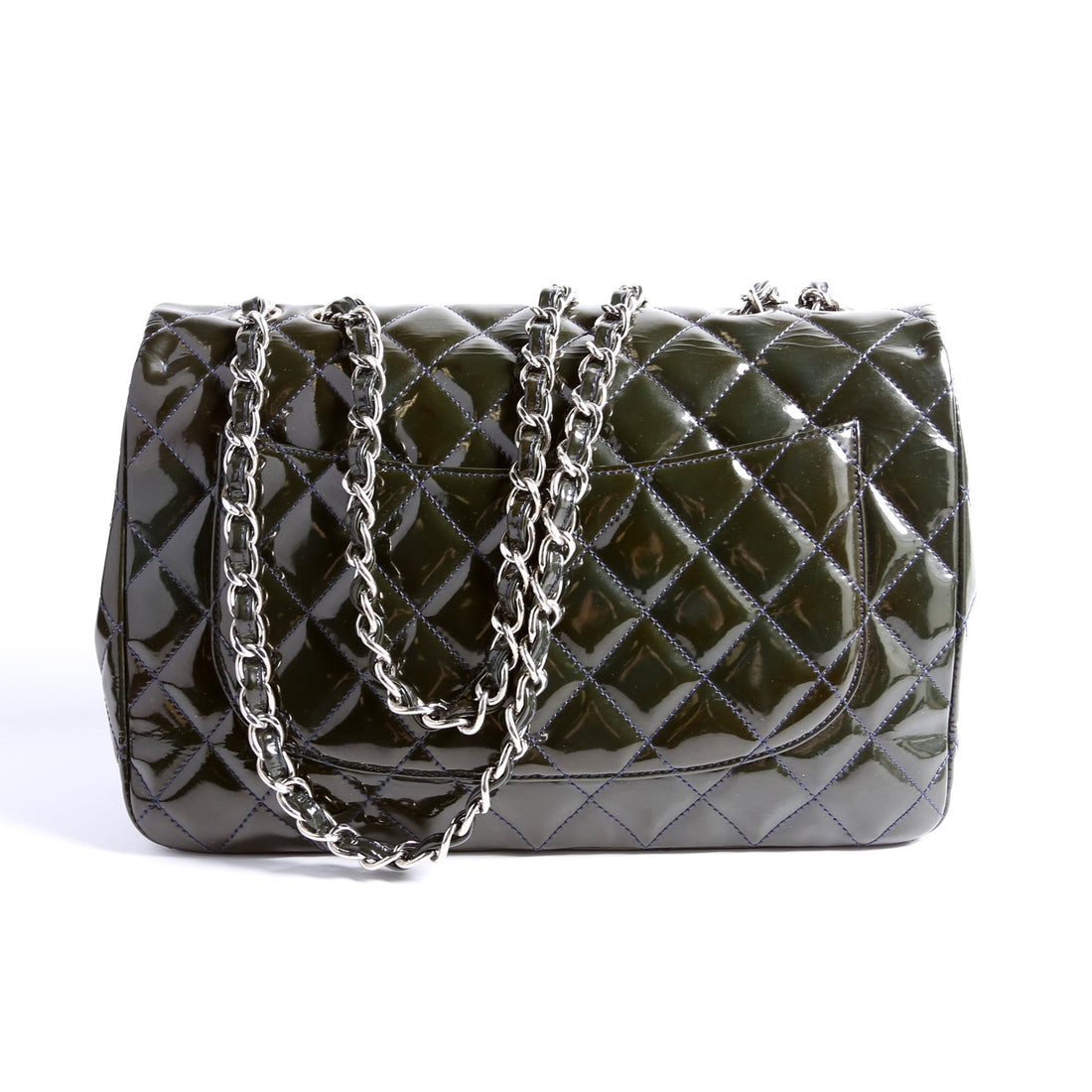 Chanel Classic Flap Jumbo New 1:1 Repl 13M Green