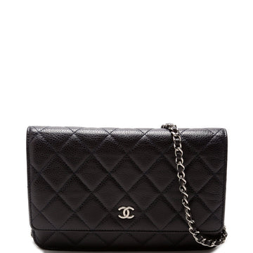 Chanel WOC Classic Quilted Caviar Navy