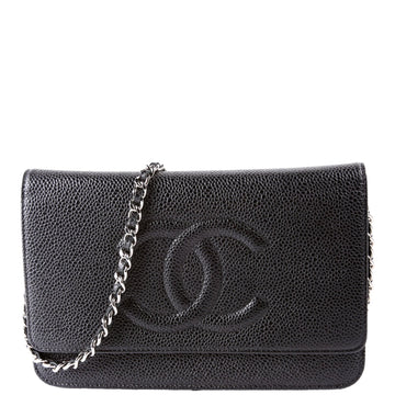 Chanel Wallet On Chain Timeless CC Caviar