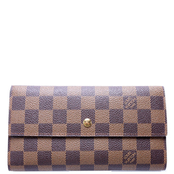 Louis-Vuitton Sarah Wallet Damier Ebene