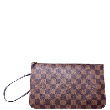 Louis-Vuitton Pochette Only Neverfull Damier Ebene