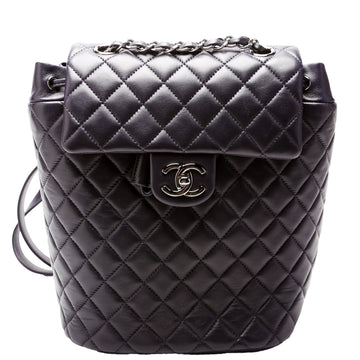 Chanel Urban Spirit Backpack Small Lambskin Navy