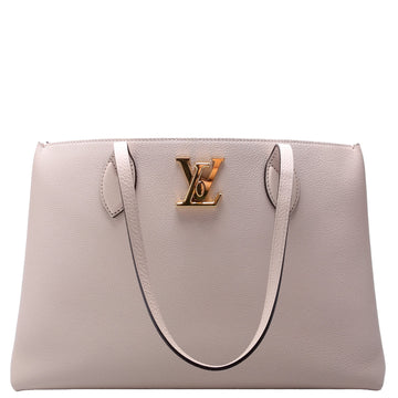 Louis-Vuitton Lockme Shopper CalBNkin Beige