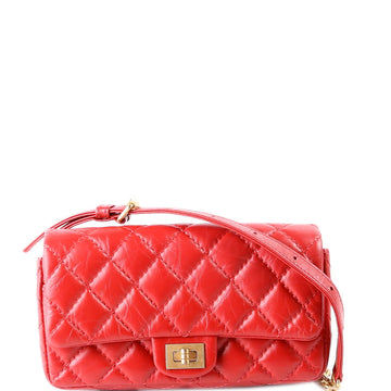 Chanel 2.55 Reissue Quilted Belt Bag 26M Red