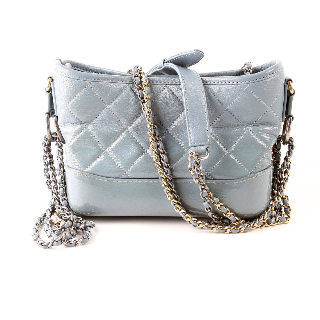 Chanel Gabrielle Hobo Small CalBNkin 25M Blue