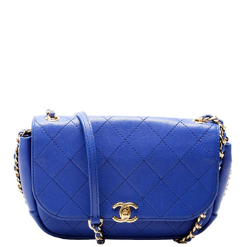 Chanel Casual Trip Flap Shoulder Bag Quilted CalBNkin 27M