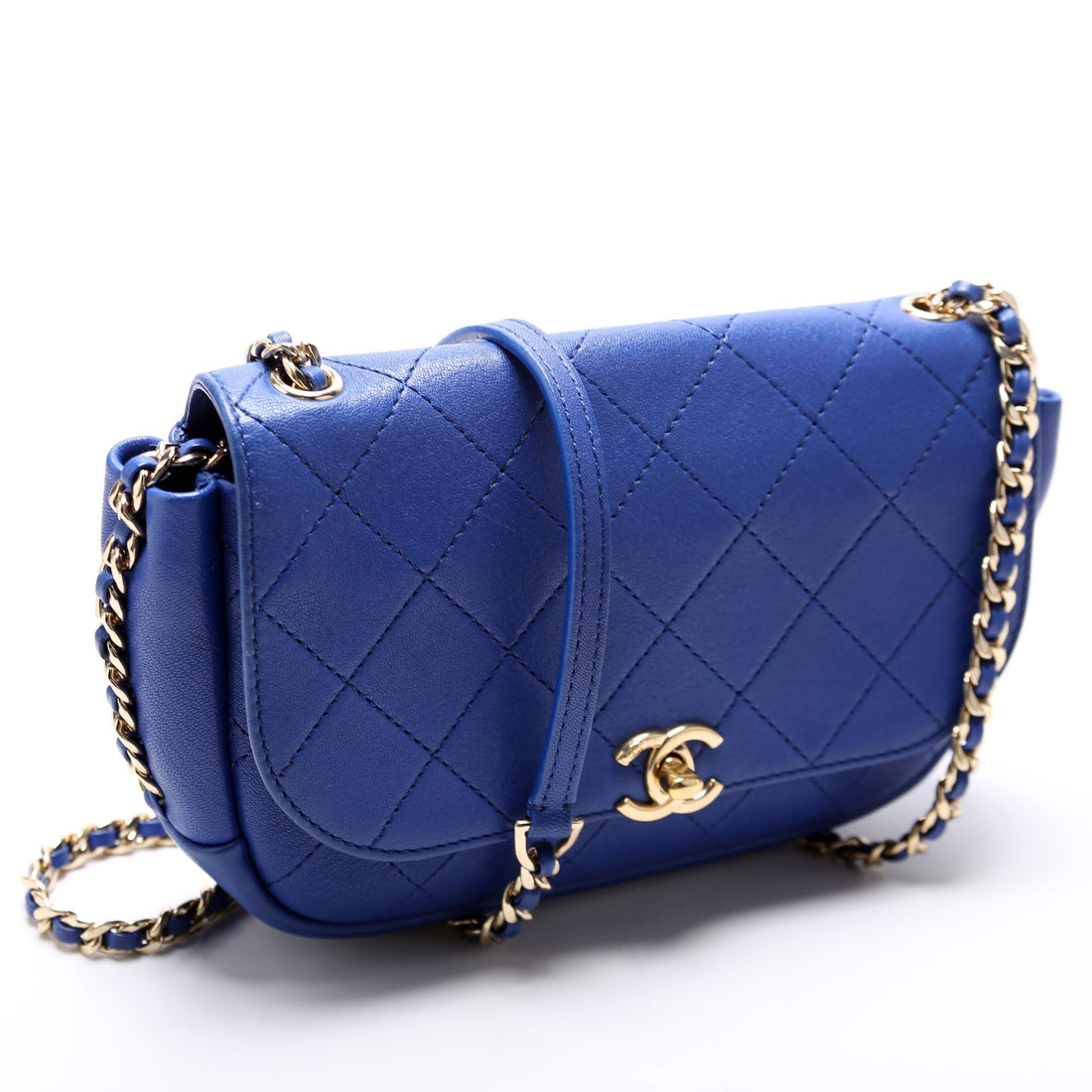 Chanel Casual Trip Flap Shoulder Bag Quilted CalBNkin 27M