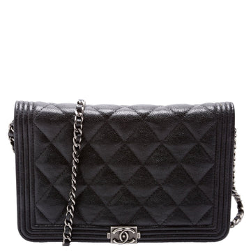 Chanel WOC Boy Caviar Black