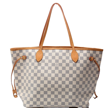 Louis-Vuitton Neverfull MM Damier Azur