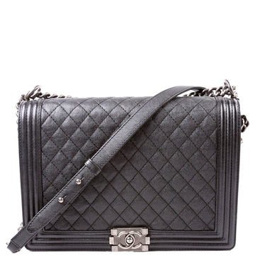 Chanel Boy Flap Large Caviar 18M Black