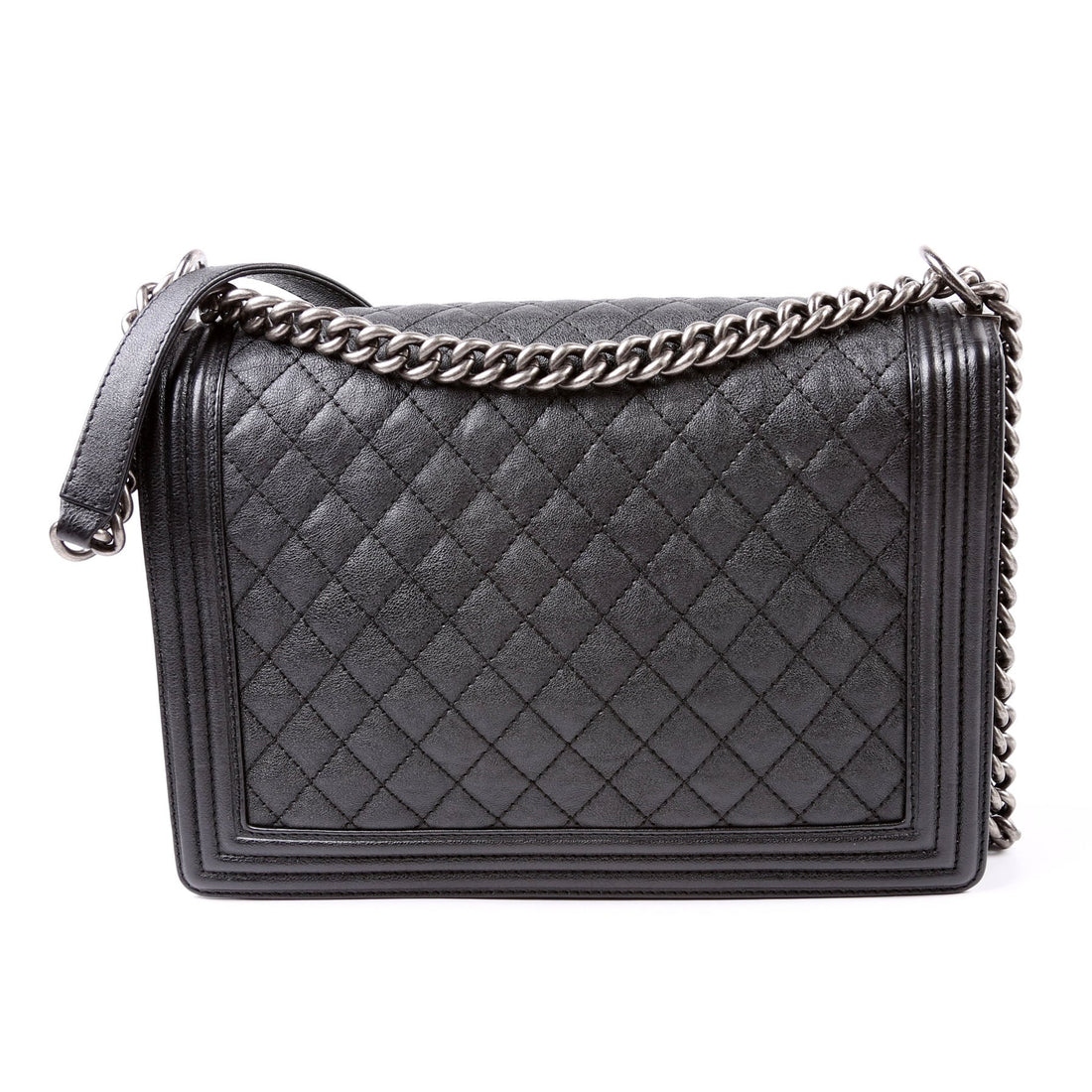 Chanel Boy Flap Large Caviar 18M Black
