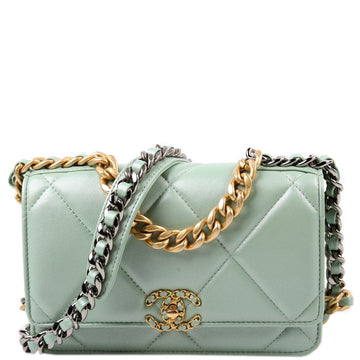 Chanel Chanel 19 WOC Quilted Lambksin RFID