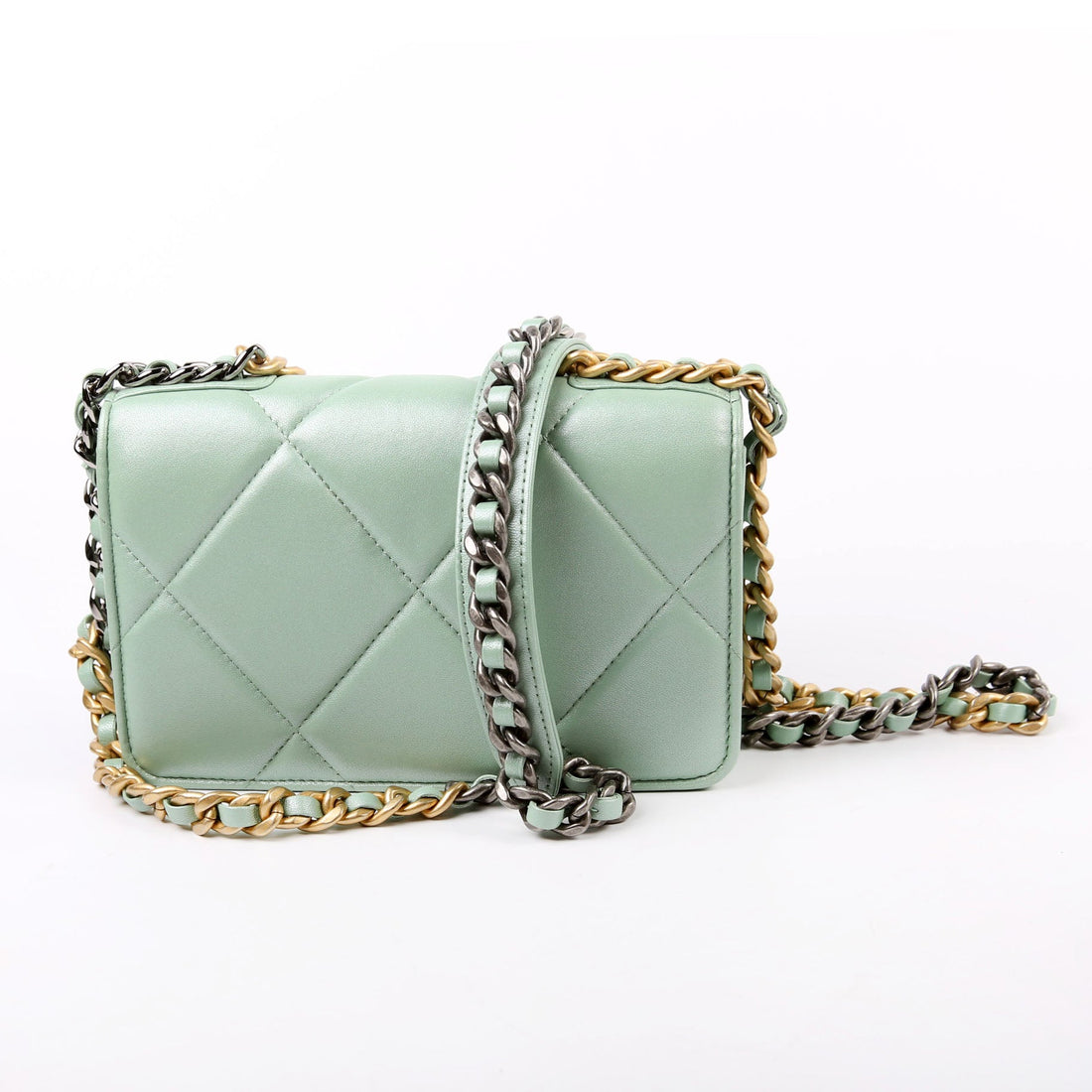 Chanel Chanel 19 WOC Quilted Lambksin RFID