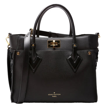 Louis-Vuitton On My Side MM CalBNkin Black