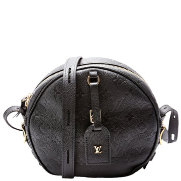 Louis-Vuitton Boite Chapeau Souple MM Empreinte Black