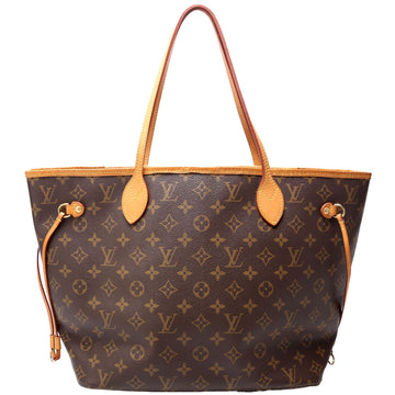 Louis-Vuitton Neverfull MM Monogram Beige