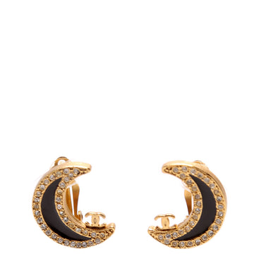 Chanel CC Crystal Moon Clip On