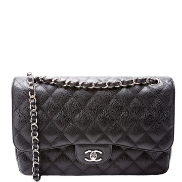 Chanel Classic Flap Jumbo Caviar 25-28M