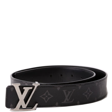 Louis-Vuitton LV Initiales MM Reversible Leather/Monogram Eclipse Belt Size /