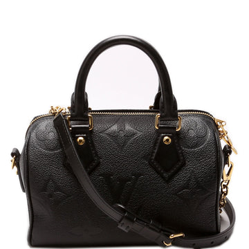Louis-Vuitton Speedy  Bandouliere Empreinte NM Black