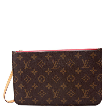Louis-Vuitton Pochette Only Monogram Neverfull Red