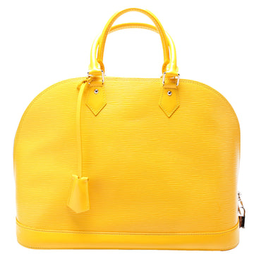 Louis-Vuitton Alma GM Epi Yellow