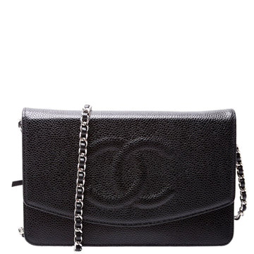 Chanel WOC Timeless CC Caviar Black