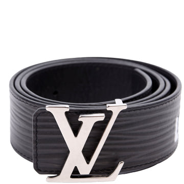 Louis-Vuitton LV Initiales MM Epi/Shadow Monogram Belt Size / Black