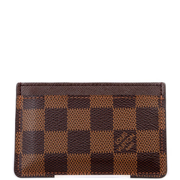 Louis-Vuitton Card Holder Damier Ebene