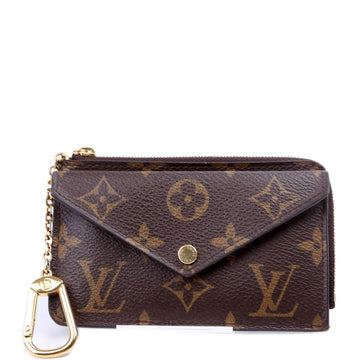 Louis-Vuitton Card Holder Recto Verso Monogram Black