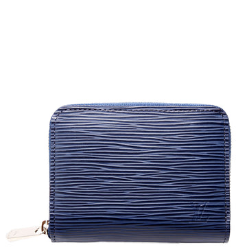 Louis-Vuitton Zippy Coin Purse Epi Blue