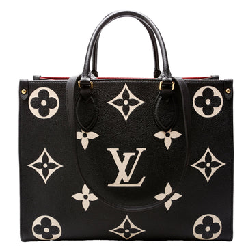 Louis-Vuitton ONTHEGO MM Bicolor Empreinte