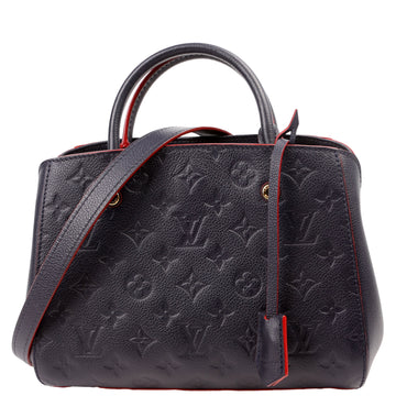 Louis-Vuitton Montaigne BB Empreinte Navy