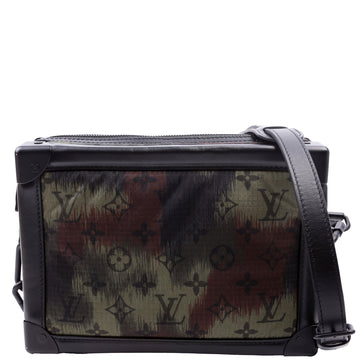 Louis-Vuitton Soft Trunk Nylon Camouflage Monogram Green/Black