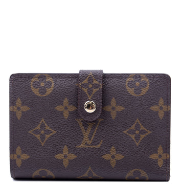 Louis-Vuitton French Purse Wallet Monogram Brown