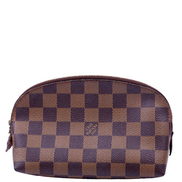 Louis-Vuitton Cosmetic Pouch PM Damier Ebene