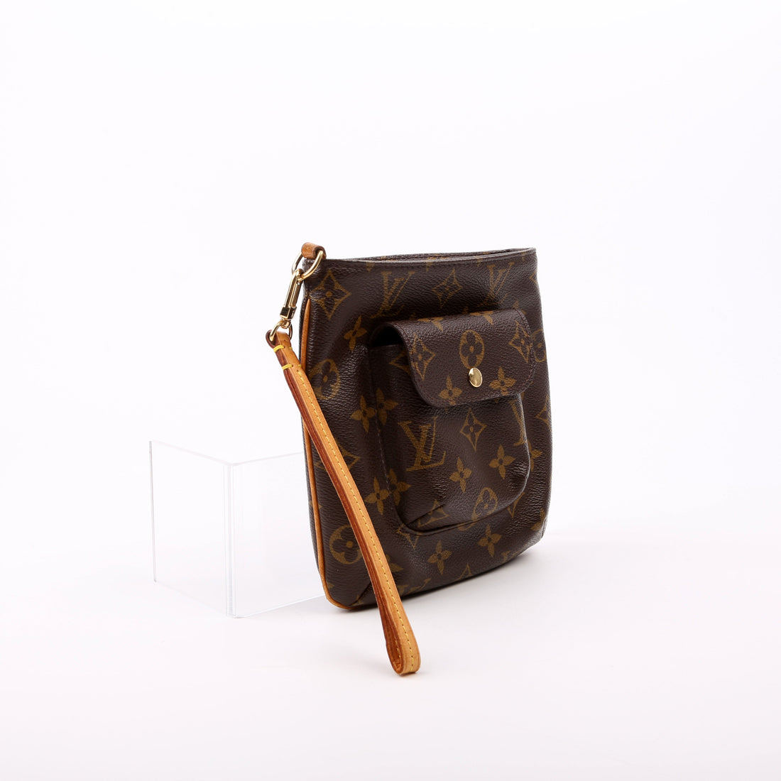 Louis-Vuitton Partition Wristlet Clutch Monogram